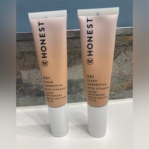 Honest Color Corrector Cream CCC Tinted Moisturizer SPF 30 Medium & Medium Deep